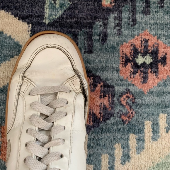 White Leather Vejas Sneakers - Picture 4 of 9